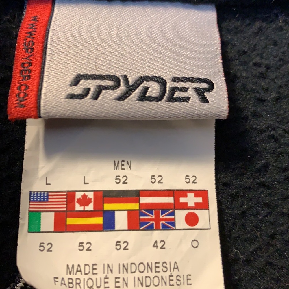 Spyder Fleece Jacket - Size Large - Picture 3 of 3